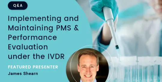 Implementing and Maintaining PMS & Performance Evaluation under the IVDR – Webinar Q&A