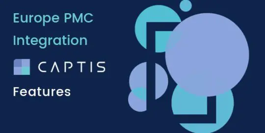 Europe PMC Integration – CAPTIS™ Features