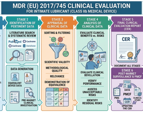 MDR Clinical Evaluation for Intimate Lubricant