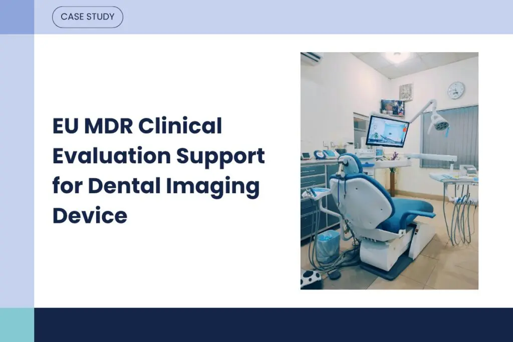 EU MDR Compliance Support for Dental Imaging Device