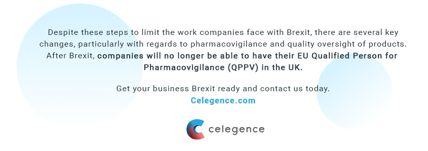 Brexit Changes Regarding Qualified Person for Pharmacovigilance QPPV - Celegence - Life Science