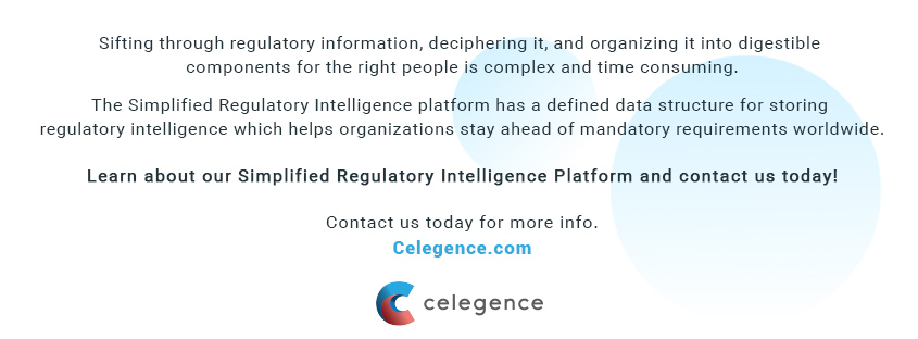 Mandatory Life Science Regulatory Requirements Worldwide - Celegence Regulatory Intelligence