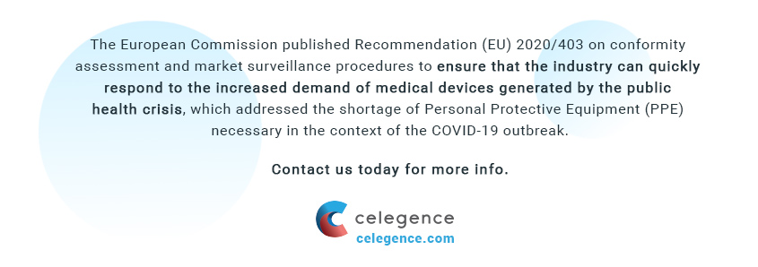 Recommendation EU 202 403 - Celegence - COVID-19