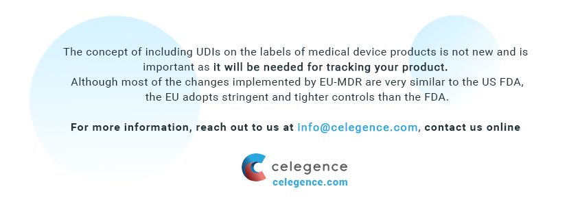 Unique Device Identification (UDI) - Medical Labeling EU MDR - Celegence