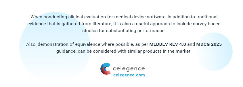 Clinical Evaluations - Medical Device Software - Celegence