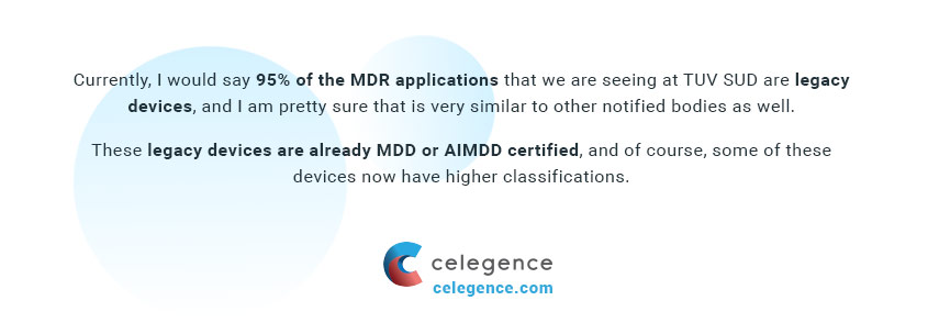 MDR Applications for Legacy Devices - Celegence