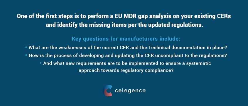 Clinical Evaluation Report - EU MDR Gap Analysis - Medical Devices - Celegence