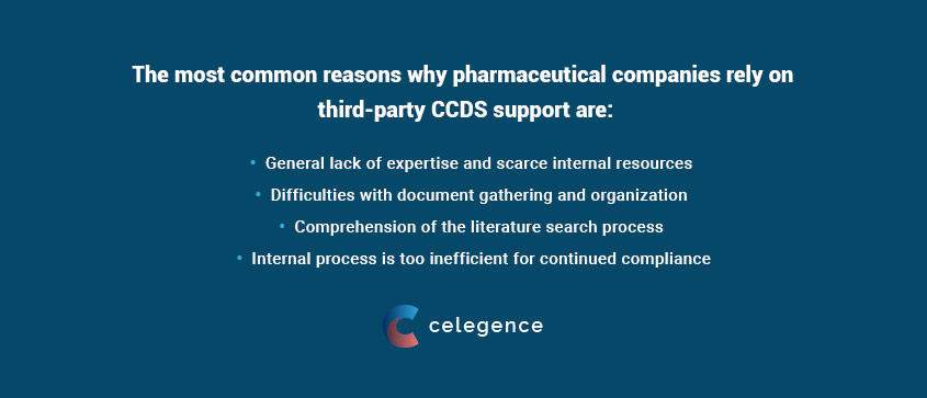 Pharma Companies – Third Party CCDS Support for Medical Writing – Celegence Pharma Companies - Third Party CCDS Support for Medical Writing - Celegence