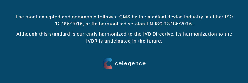 In Vitro Diagnostic Regulation ISO QMS for EU - Celegence