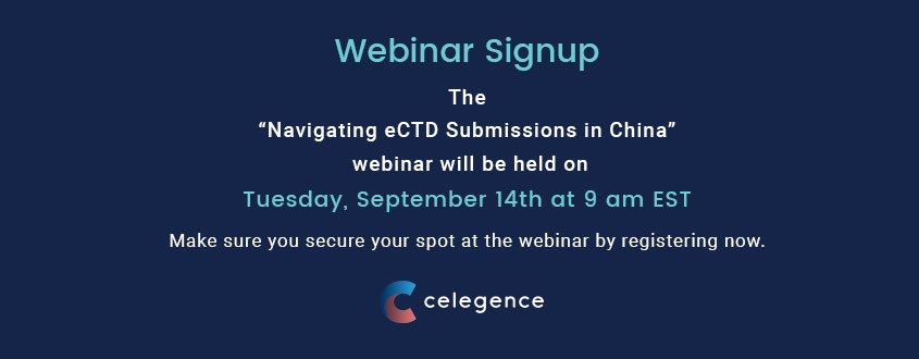 Navigating ECTD Submissions China – Webinar Signup Navigating ECTD Submissions China - Webinar Signup
