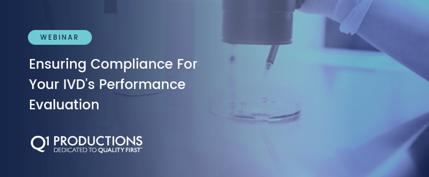 Ensuring Compliance IVD Performance Evaluation – Celegence Webinar Ensuring Compliance IVD Performance Evaluation - Celegence Webinar