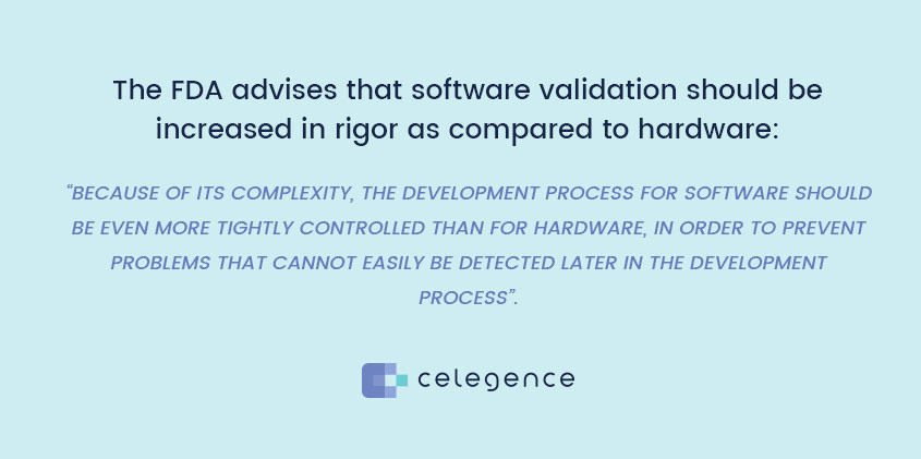 FDA Medical Device Software Validation EU - Celegence Regulators
