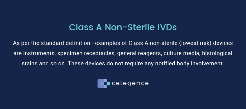 Class A Non-Sterile IVDs - Life Science Regulatory Support - Celegence