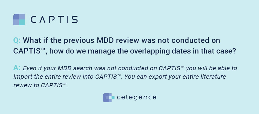 MDD Review - CAPTIS Technology EU MDR IVDR Compliance