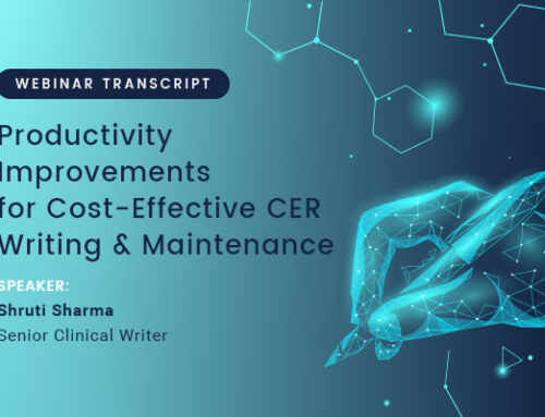 Productivity Improvements for Cost-Effective CER Writing & Maintenance – Webinar Transcript