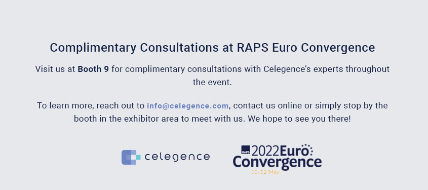 RAPS Euro Convergence - Celegence - 2022