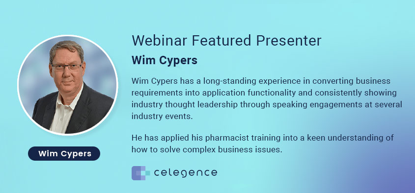 Wim Cypers - IDMP Webinar Presenter -Celegence