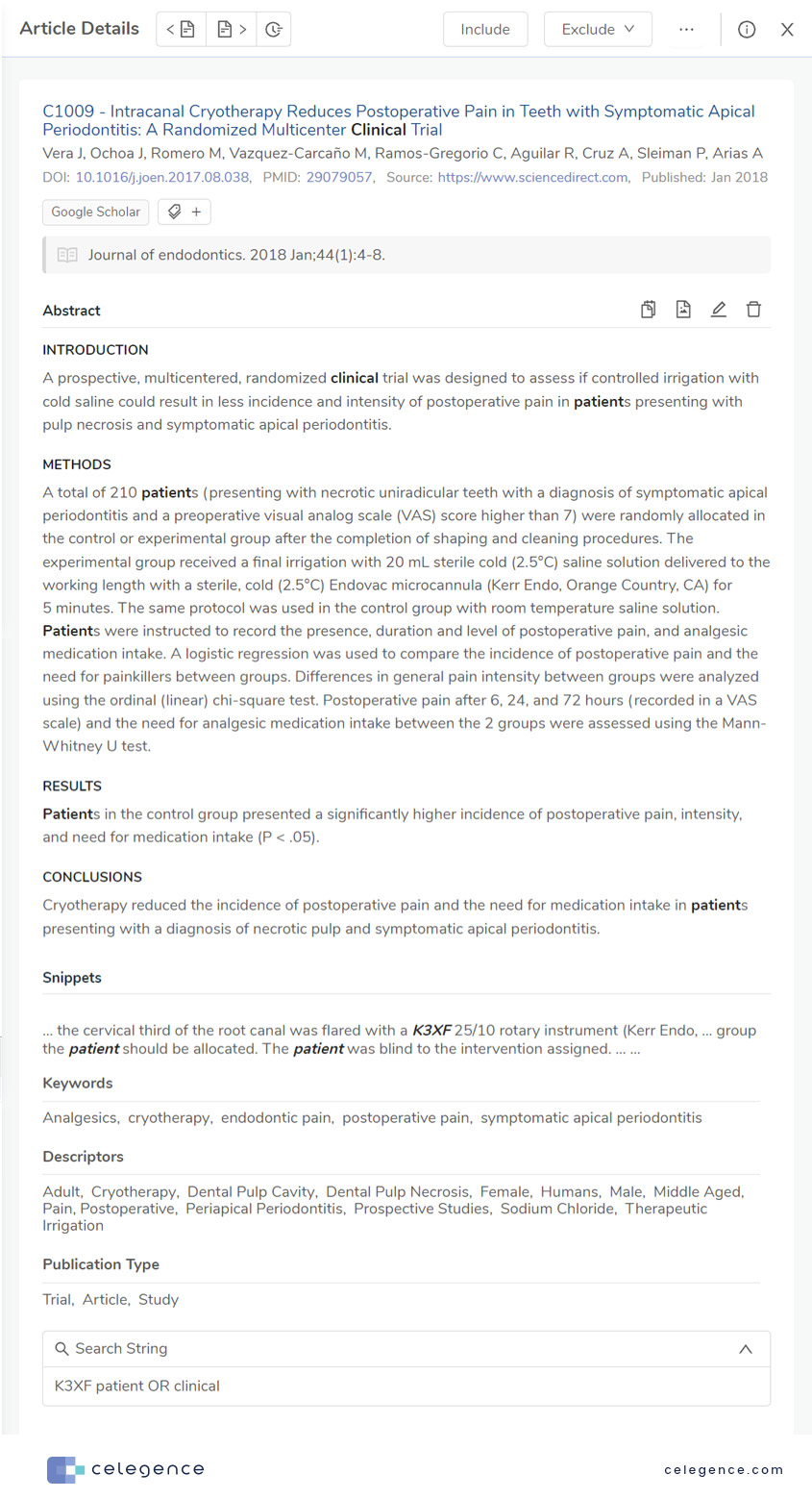 Google Scholar Integration CER CEP- Celegence