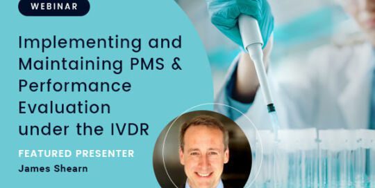 Implementing and Maintaining PMS and Performance Evaluation under the IVDR – Webinar
