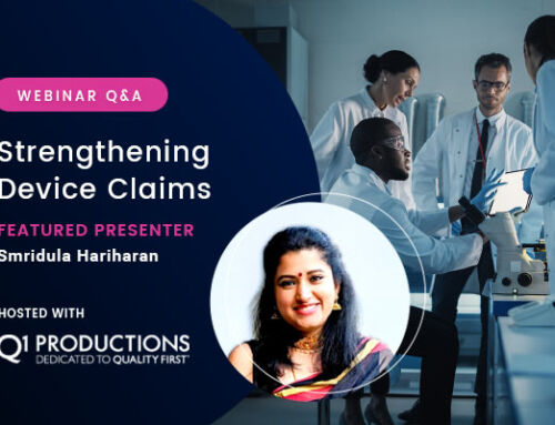 Strengthening Medical Device Claims – Webinar Q & A