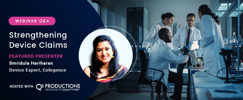Strengthening Device Claims – Webinar Q&A – Smridula Hariharan Strengthening Device Claims - Webinar Q&A - Smridula Hariharan