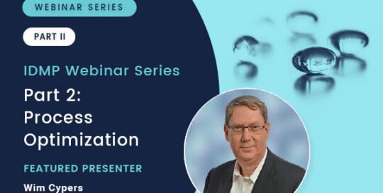 IDMP Webinar Series – Part 2: Process Optimization with Wim Cypers
