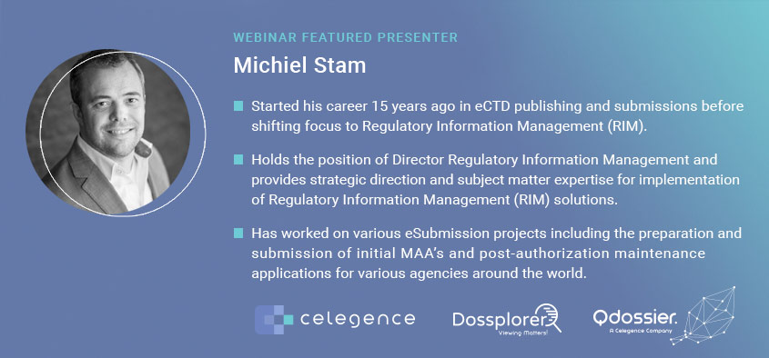 Michiel Stam - Director Regulatory Information Management - Qdossier - Celegence