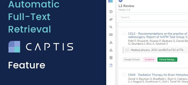 Automatic Full-Text Retrieval for Literature Reviews