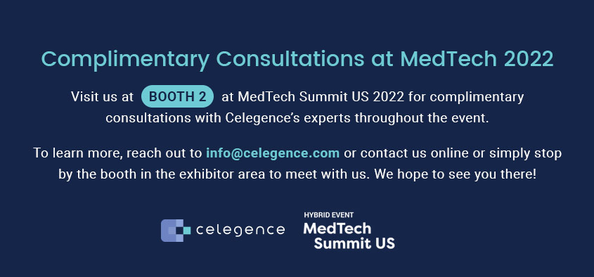 Consultations MedTech Summit US 2022 - Celegence