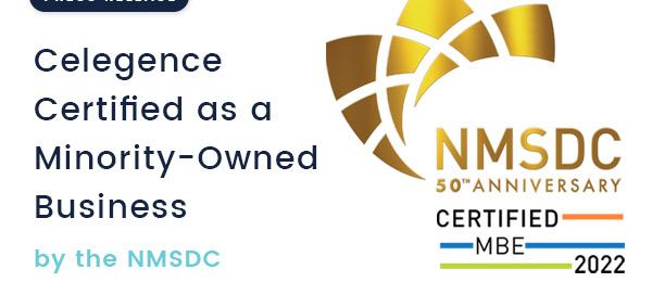 Celegence Certified as a Minority-Owned  Business by the NMSDC