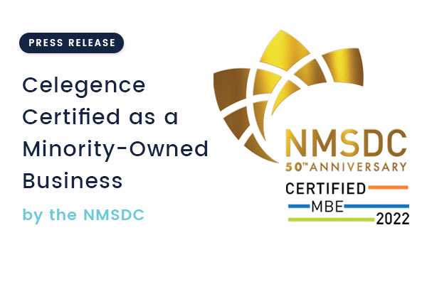 Celegence Certified Minority Owned Business - NMSDC - Press Release - Feature