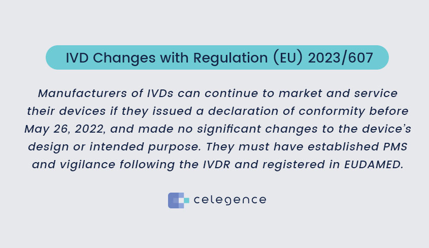 IVD Changes Regulation - EU 2023607 - Celegence