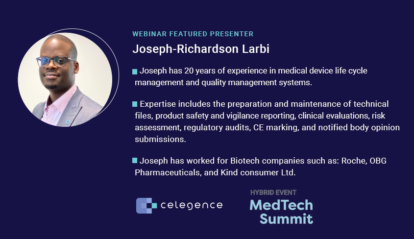 MedTech 2023 - Speaker Celegence - Joseph-Richardson Larbi