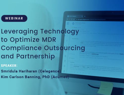 Leveraging Technology to Optimize MDR Compliance Outsourcing and Partnership – Webinar