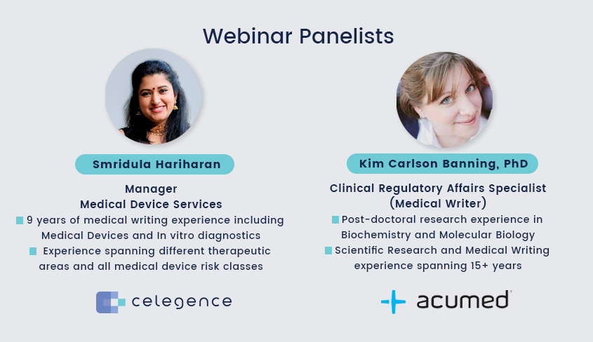 Webinar Panelist Acumed Celegence