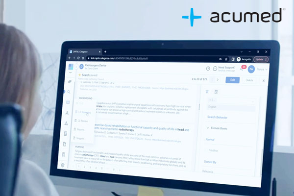 Leveraging Technology to Optimize MDR Compliance Outsourcing & Partnership - Acumed - Case Study - Feature