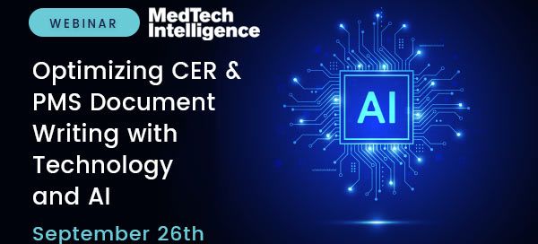 Optimizing CER and PMS Document Writing with Technology and AI – Webinar with Medtech Intelligence