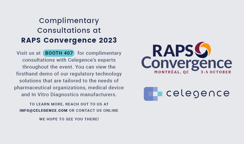 RAPS Convergence Montreal 2023 - Celegence