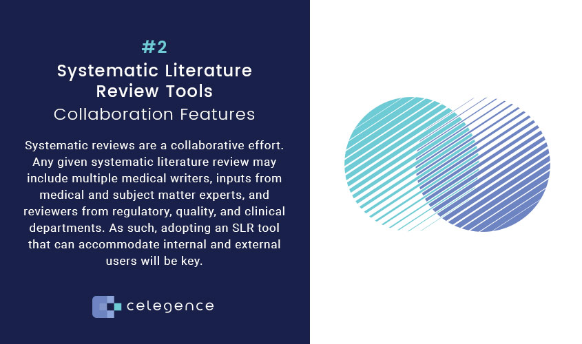 Systematic Literature Review Tools Collaboration Features - Celegence