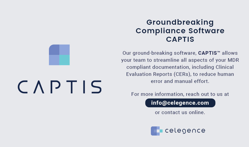 Groundbreaking Compliance Software CAPTIS CER - Celegence