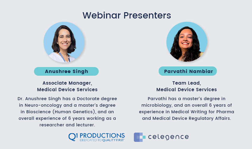 Navigating Clinical Evaluation Excellence Webinar - Celegence - Presenters