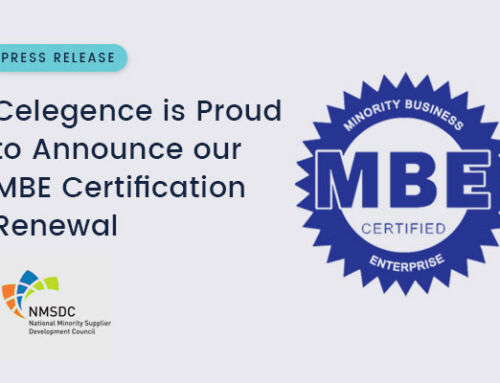 Celegence is Proud to Announce our MBE Certification Renewal