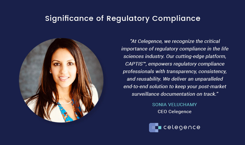 Significance of Regulatory Compliance - Sonia Veluchamy Celegence