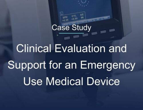 Clinical Evaluation and Support with Notified Body Observations for an Emergency-Use Medical Device​