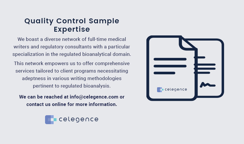 Quality Control Samples Expertise - Celegence