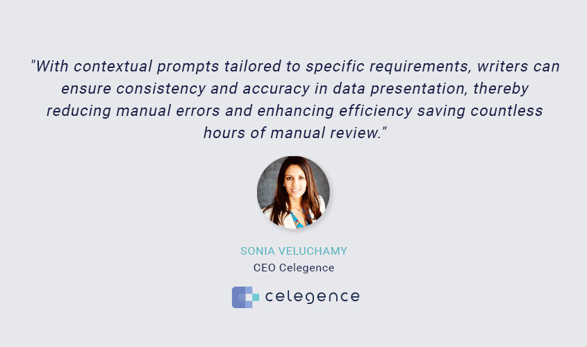 Sonia Veluchamy - CEO Celegence