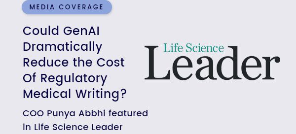 Could GenAI Dramatically Reduce the Cost Of Regulatory Medical Writing?