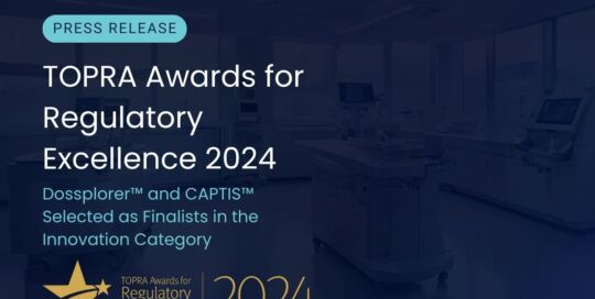 Celegence Selected as Finalists for the TOPRA Awards for Regulatory Excellence 2024